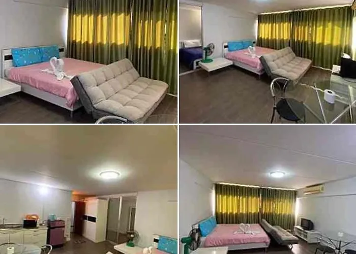ห้องพักรายวันเมืองทองธานีตึกc5 *